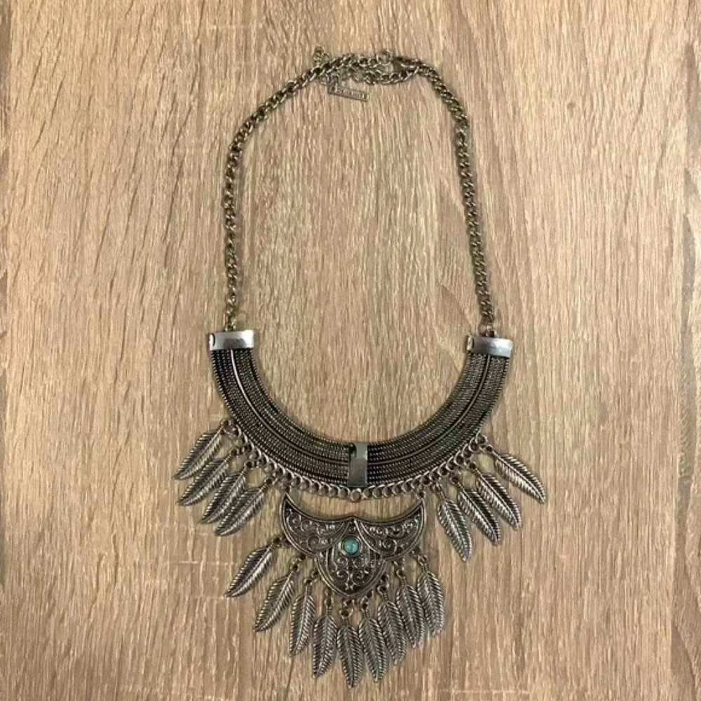 Dynamite Silver Statement Necklace